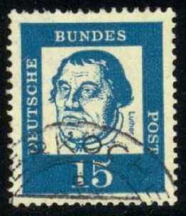 Germany #828 Martin Luther; Used - Click Image to Close