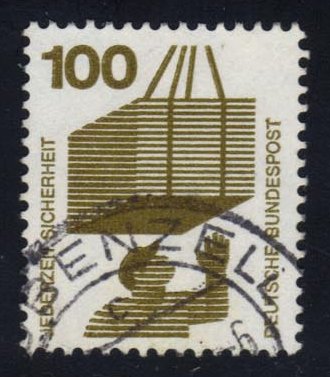 Germany #1083 Hoisted Cargo; Used - Click Image to Close