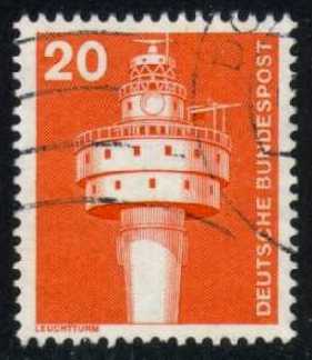 Germany #1172 Old Weser Lighthouse; Used - Click Image to Close