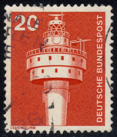 Germany #1172 Old Weser Lighthouse; Used