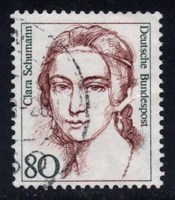 Germany #1483 Clara Schumann; Used - Click Image to Close