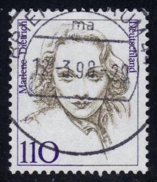 Germany #1727 Marlene Dietrich; Used - Click Image to Close