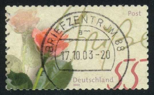 Germany #2228 Rose; Used - Click Image to Close