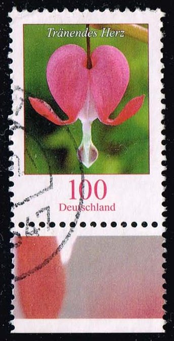 Germany #2320 Bleeding Heart Flower; Used - Click Image to Close