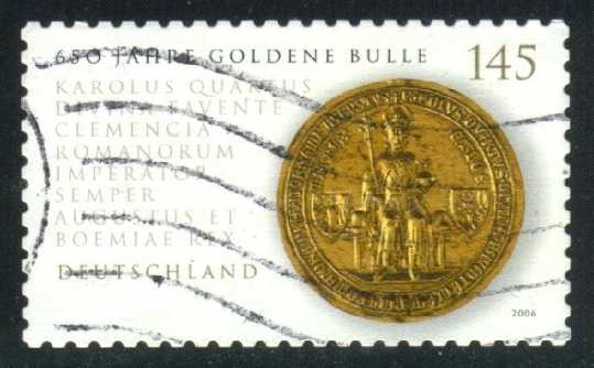 Germany #2369 Golden Bull of Emperor Charles IV; Used - Click Image to Close