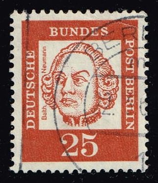 Germany #9N182 Balthasar Neumann; Used - Click Image to Close