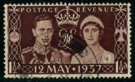 Great Britain #234 George VI and Elizabeth; Used - Click Image to Close