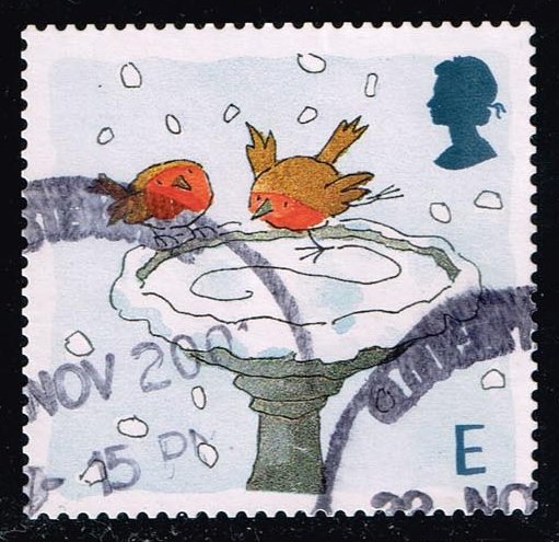 Great Britain #2004 Birdbath; Used - Click Image to Close