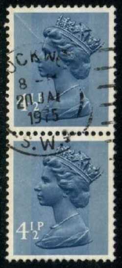 Great Britain #MH49 Machin Head Pair; Used - Click Image to Close