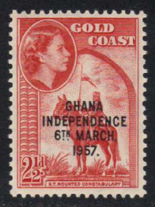 Ghana #26 Mounted Constable; MNH - Click Image to Close