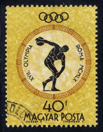 Hungary #1329 Discus Thrower; CTO - Click Image to Close