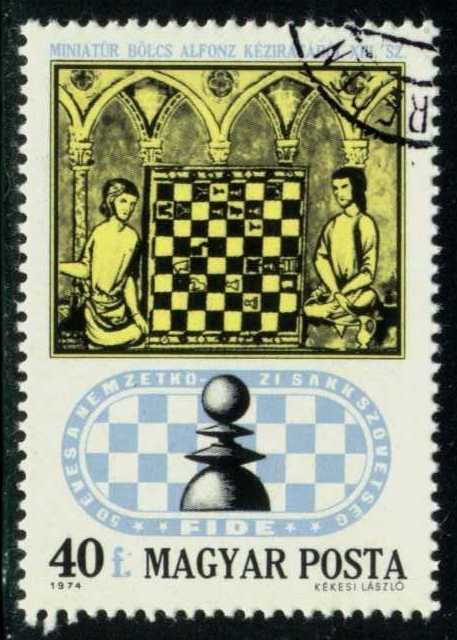 Hungary #2289 Chess Players; CTO - Click Image to Close
