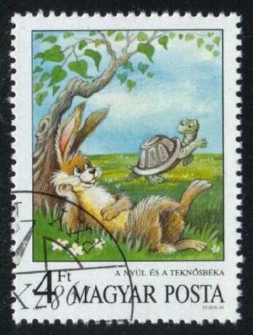 Hungary #3104 Tortoise and the Hare; CTO - Click Image to Close