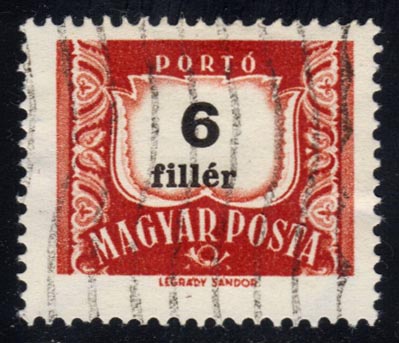 Hungary #J229 Postage Due; CTO - Click Image to Close