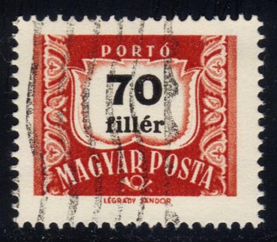 Hungary #J242 Postage Due; CTO - Click Image to Close