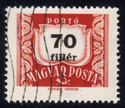 Hungary #J242 Postage Due; CTO - Click Image to Close