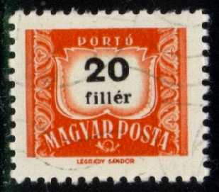 Hungary #J253 Postage Due; CTO - Click Image to Close