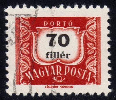 Hungary #J260 Postage Due; CTO - Click Image to Close