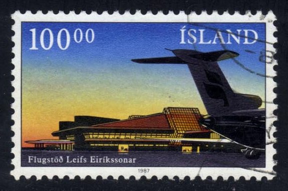 Iceland #638 Keflavik Airport Terminal; Used - Click Image to Close