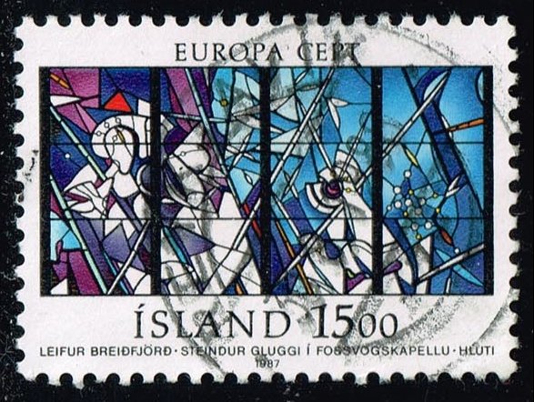 Iceland #640 Europa Cept 1987; Used - Click Image to Close