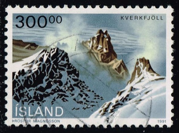 Iceland #737 Kverkfjoll Landscape; Used - Click Image to Close