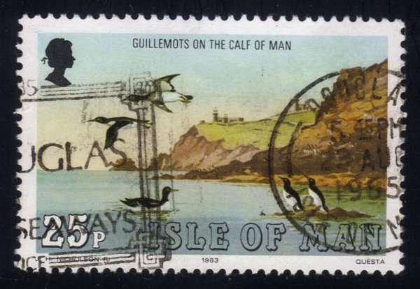 Isle of Man #237 Guillemots; Used