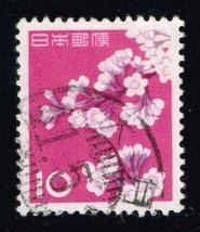Japan #725 Cherry Blossoms; Used - Click Image to Close
