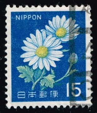 Japan #914 Chrysanthemums; Used - Click Image to Close