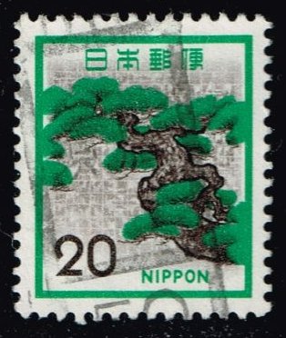 Japan #1071 Pine; Used - Click Image to Close