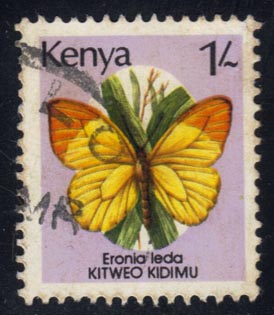Kenya #430 Butterfly; Used