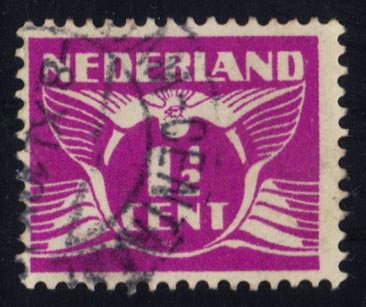 Netherlands #166 Gull; Used - Click Image to Close