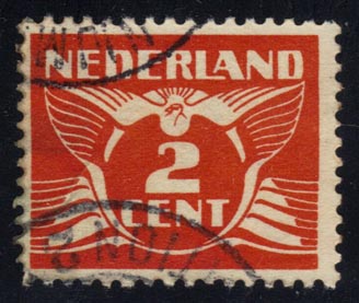 Netherlands #168 Gull; Used - Click Image to Close
