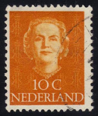 Netherlands #308 Queen Juliana; Used - Click Image to Close