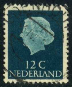 Netherlands #345 Queen Juliana; Used - Click Image to Close