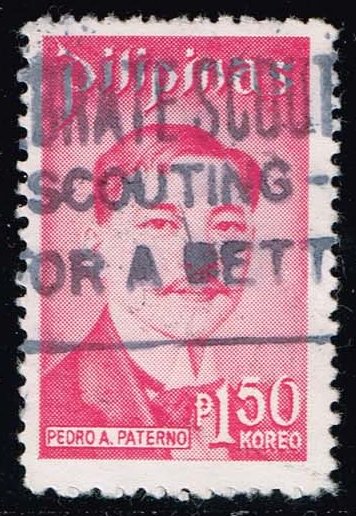 Philippines #1204 Pedro A. Paterno; Used - Click Image to Close