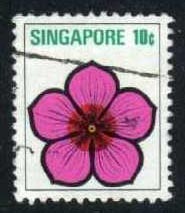 Singapore #191 Periwinkle; Used - Click Image to Close