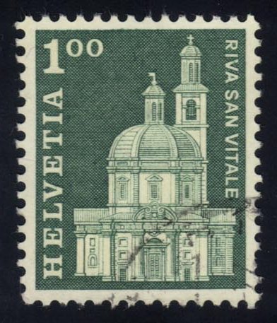 Switzerland #447 Santa Croce Church; Used