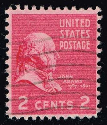 US #806 John Adams; Used - Click Image to Close