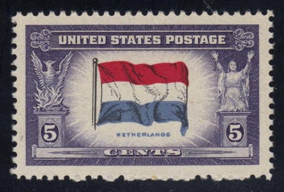 US #913 Flag of Netherlands; MNH - Click Image to Close