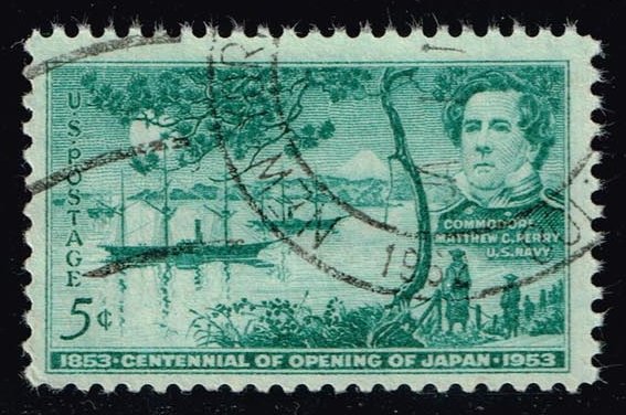 US #1021 Opening of Japan; Used
