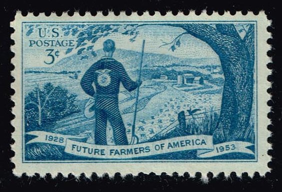 US #1024 Future Farmers; Used - Click Image to Close