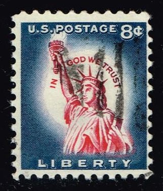 US #1042 Statue of Liberty; Used - Click Image to Close
