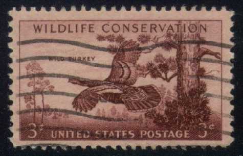 US #1077 Wild Turkey; Used