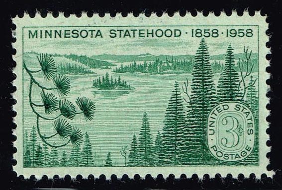 US #1106 Minnesota Statehood; Used - Click Image to Close