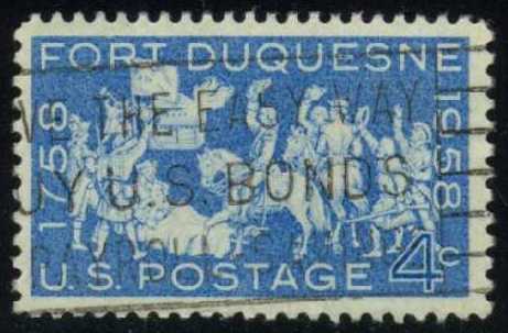 US #1123 Fort Duquesne; Used