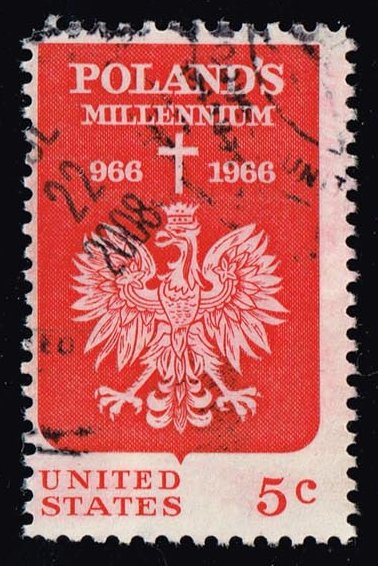 US #1313 Polish Millenium; Used - Click Image to Close