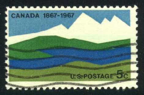 US #1324 Canada Centenary; Used