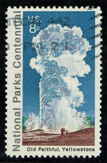 US #1453 Old Faithful - Yellowstone; Used - Click Image to Close