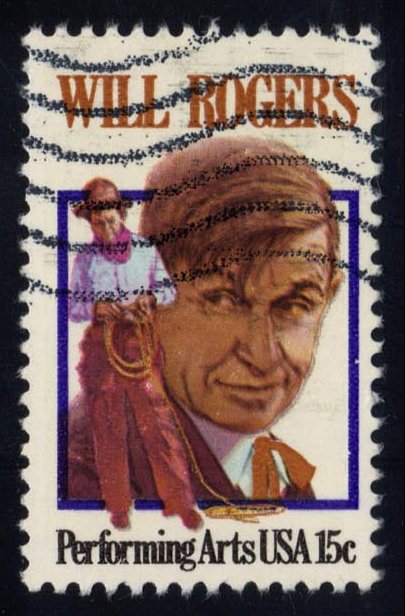 US #1801 Will Rogers; Used - Click Image to Close