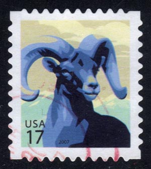 US #4138 Bighorn Sheep; Used - Click Image to Close